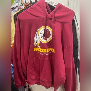 Vintage Washington Redskins Women’s Hooded Sweatshirt